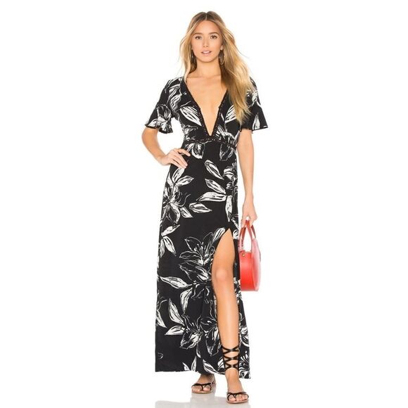 Amuse Society Sea Side Womens Maxi Dress - Picture 1 of 10